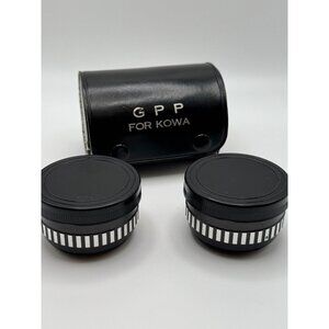 G.P.P. for Kowa Wide Angle and Telephoto Lens Set Includes case